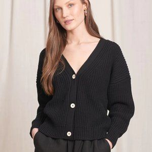 Tradlands SHELTER COTTON CARDIGAN BLACK 2X